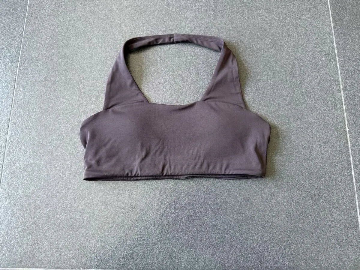 Sexy Fitness Bra Women Sports Sports Bra Halter Top High Support Push-up Open Back Running Gym Wear Yoga Bra Workout Underwear