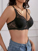 Hot 3/4 cup thin underwear small bra Plus Size Undewire adjustable lace Women's bra breast cover Sexy Bralette Lingerie test