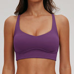 High Strength Sports Bra Women Gym Top Running Back Cross Yoga Bra Breathable Sports Underwear Women Fitness Workout Top Women