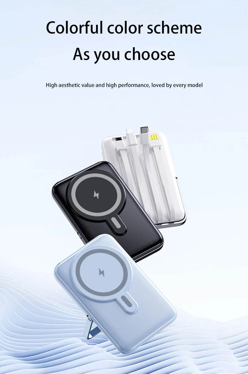 OnePlus Power Bank 200000mAh Portable Auxiliary Spare External Magnetic Battery Pack Wireless Charger For iPhone Xiaomi