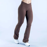 Vision Flares women gym Fashion Yoga flared pants Waist cross Seamless Sports Leggings Fitness Wide-leg Trousers