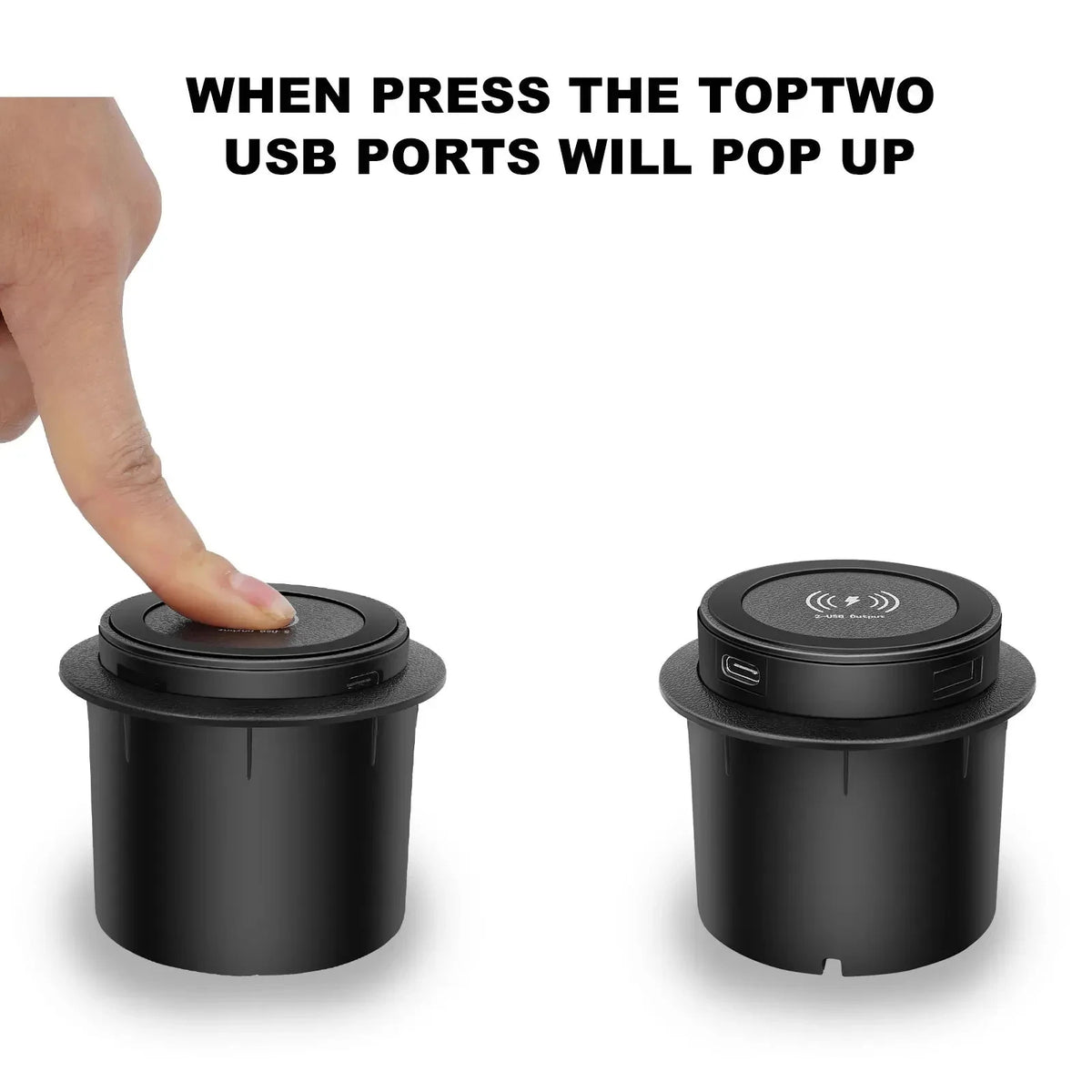 3 in 1 Wireless Charger Built in Type-C USB Ports Desktop Embedded Charging Station for iPhone 17 Xiaomi Airpods Mobile Phone