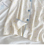 Thin Cotton Women's Short-sleeved Pajamas Set Summer Cute and Casual Sweet and Girly Thin Home Wear Set Sausage Dog Sleepwear