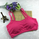 Fitness Yoga Sports Bra for Womens Gym Workout Running Padded Tank Top Athletic Vest Underwear Shockproof Push Up Sport Bra