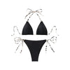 2026 String Triangle Bikini Women Sexy Swimwear Female Halter Swimsuit Solid Bathers Bathing Swimming Swim Suit Beachwear test