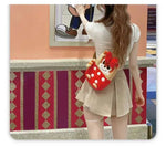 WOMENGAGA Korea Style Sexy Slim High Waist Strap A-line Half Length Skirt Fashion Women Skorts JK Sweet 2023 NewOW3W