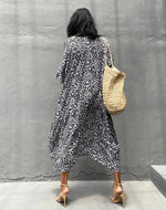 Beach Cover Ups for Swimwear Women Black Tie Dye Kimono Swimsuit Cape Summer Dress 2022 Beachwear Outfits Sales