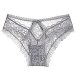 Lace Thin Sexy Girls Panties Seamless Women Briefs Thong Hollow Out G String Underwear Transparent Female Low Waist Lingerie