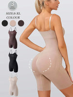Women's Ultra-Soft Compression Bodysuit - Tummy Control Shaping Garment with Chest Uplift, Butt Lifter & Waist Slimmer
