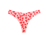 3Pcs Women G-string Seamless Sweet Fruit Thongs Low-waist Panties Ladies Soft Cute Thongs Female S-XL T-Back Panties Underwear