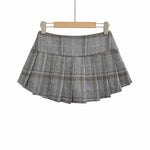 New American Style Pure Desire Hot Girl Plaid JK Waist Pleated Skirt Plaid Half Skirt For Woman Pure Desire Casual Elegant Z3SX