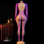 Hot Sexy Lingerie Erotic Crotchless Women Mesh Hollow Bodystockings Full Sleeve LeopardSling Hanging Neck Underwear Body Suits
