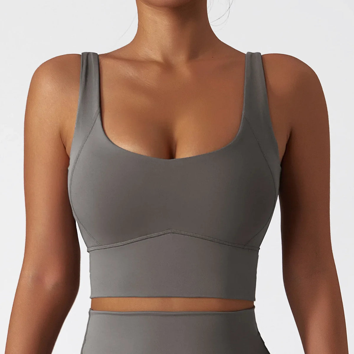 Comfort SkinFriendly Sports Bra With Chest Pad Tank Top Women Gym Fitness Running Yoga Bra Stretch Pull Up Vest Underwear Women