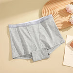 3Pcs Women's Cotton Boxers Panties Seamless Sports Underwear Female Solid Color Briefs Lingerie Intimate Underpant Finetoo S-XXL