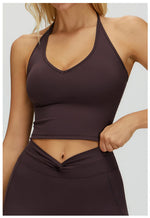 Sexy Gym Top Women Sports Bra Running Hanging Neck Yoga Bra Breathable Sports Underwear Women Fitness Bra Workout Top Women