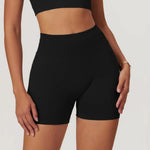 High Waist Shorts Seamless Yoga Shorts Workout Fitness Lift Peach Butt Fitness Tight Gym Running Body Shaper Pants Ribbed Shorts