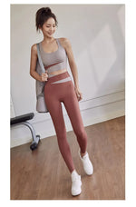 Two Piece Yoga Set Women Sportswear Suit Outfit Gym Leggings With Bra Pants Sports Bra Shorts For Fitness Clothing Workout Set