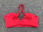 Women's Running Sports Bra Cross-Back Fast-Drying Breathable Seamless Yoga Tank Top