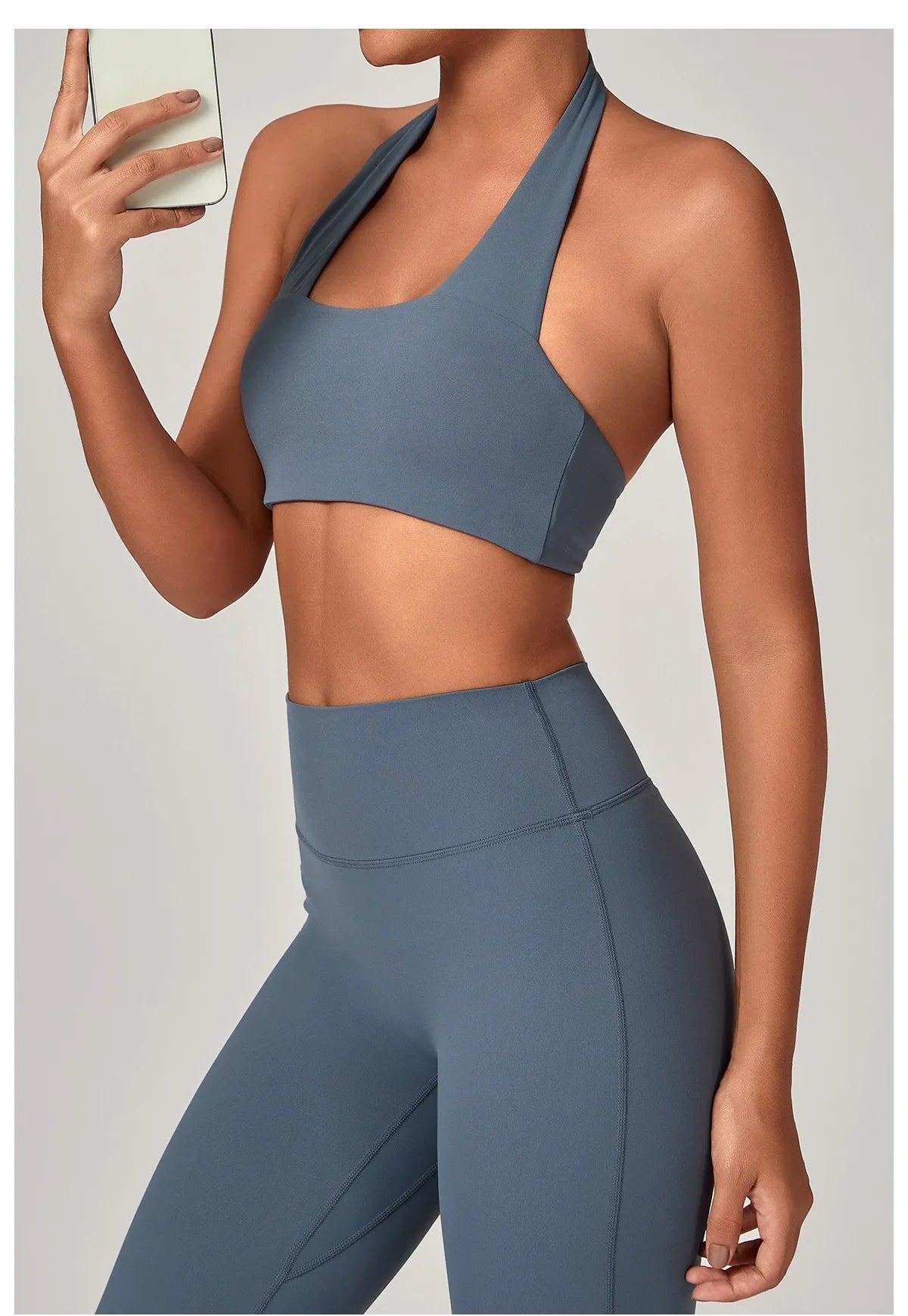 Sexy Fitness Bra Women Sports Sports Bra Halter Top High Support Push-up Open Back Running Gym Wear Yoga Bra Workout Underwear