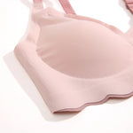 Seamless Invisible Cute Bra For Women Sexy Lingerie Deep Vneck Push Up Bra Wire Free Brassiere Bra Removable Pads Bralette Bra