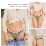 4Pcs Women's Seamless Cotton Briefs Intimates Sexy Panties Solid Color Breathable Underwear Female Low Waist Soft Lingerie S-XL