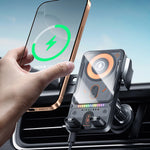 Car Wireless Charger Car Phone Mount Air Vent Cell Phone Holder Auto Clamping Car Accessories