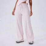Yoga Set Sports Outfits Women Clothes Fitness Tracksuit Gym Loose straight-leg pants Workout Female Bra New Yoga Suit Sportswear
