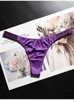 Letter Sexy Panties Women Thongs Rhinestones Diamonds G-string Sports Thong Low Waist Shorts Briefs T-back Fitness S-XL