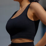 Seamless Backless Yoga Suit Set Women Sexy Gym Leopard Print Leggings Bra Set High Waist Workout Clothes Hip Raise Pants