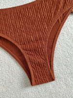 Sexy Metal Starfish Micro Bikini Set 2026 Women Brown Push Up Bra High Waist Swimsuit Summer Bathing Suit Two Piece Swimwear