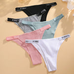 5PCS Women Cotton Maillard Brazilian Sexy Panties Breathable Low Waist Female Underwear Soft Solid Color Intimates High Elastic