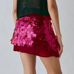 Summer Women Sequin Mini Skirt fashion pencil skirts party clubwear Versatile Solid Mesh Bodycon Night Party Shine Short Skirts