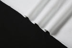 Letter Print Oversized Tees Women Skew Collar Off Shoulders Short Sleeves T-shirt Irregular Hem Hip-hop Style Trend Crop Tops