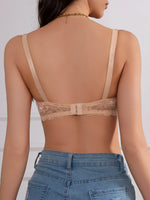 Hot 3/4 cup thin underwear small bra Plus Size Undewire adjustable lace Women's bra breast cover Sexy Bralette Lingerie