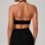 Sexy Fitness Bra Women Sports Sports Bra Halter Top High Support Push-up Open Back Running Gym Wear Yoga Bra Workout Underwear