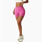 Summer Seamless High Waist Yoga Shorts Elasticity Sports Leggings Women Breathable Cycling Shorts Buttock Lift Gym Shorts Women