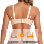 6 Pieces Color Women' Sexy Lace No Wire Bras Plus Size Adjustable Shoulders Strap T-Shirt Bra For Cup A B C D