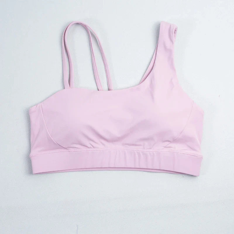 DIAS FIT JOY Women's Breathable Yoga Bra with Removable Padding for Gym And Home Workouts Comfortable Supportive Fitness Bra