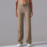 New Yoga Straight Leg Sweatpants Straight Leg Women's Loose Tracksuit Pants Wide Leg Outdoor Gym Running Casual Tracksuit Pants