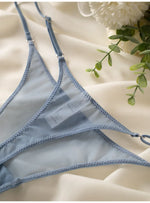Lace Mesh Women Briefs Sexy Thong Transparent Panties Underwear Low Waist Girls G String Seamless Lingerie Fitness T Back