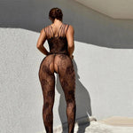 Crotchless Hot Mesh Lingerie Women Erotic Pajamas Transparent Babydolls Bodystockings Sexy Open Bra Porn Party Fishnet Underwear