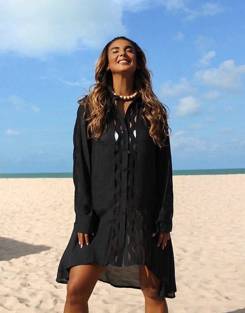 Crochet White Knitted Beach Cover Up Dress Tunic Long Pareos Bikinis Cover Ups Swim Cover Up Robe Plage Beachwear
