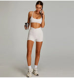 Women Cross Straps Sports Bra Gym Yoga Crop Workout Top Vest High Support Fitness Bralette Push Up Underwear Soft Breathable