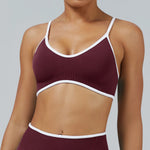 High Strength Sports Bra Seamless Yoga Top Women Fitness Gym Active Wear Back Cross Workout Push-up Fitness Running Underwear