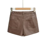 Hot Shorts For Women High Waist Button Curved Design Slim Silhouette For Looks Casual Stylish Daily American Style Shorts OVOM