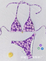 Micro Bikini 2026 Push Up Women Swimsuits Sexy Swimwear Brazilian Bikini Set Biquini Print Swimsuit Summer Brown Beachwear