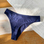Low Waist Sexy Thong Women Panties G String Seamless Panties Underwear Sports Candy Color Yoga Girls Briefs Femlae Lingerie