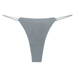 Women Panties G String Sexy Thong Seamless Underwear Ice Silk T Back Butterfly Briefs Girls Low Waist Lingerie Plus Size S-XL