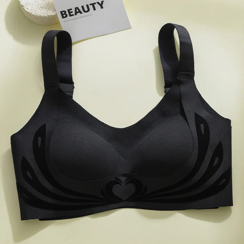 Sexy Lifting Seamless Underwear Women's Small Breasts Gathering No Steel Ring Bh Upper Holder Breast Adjustable Ladies Bra M-6XL