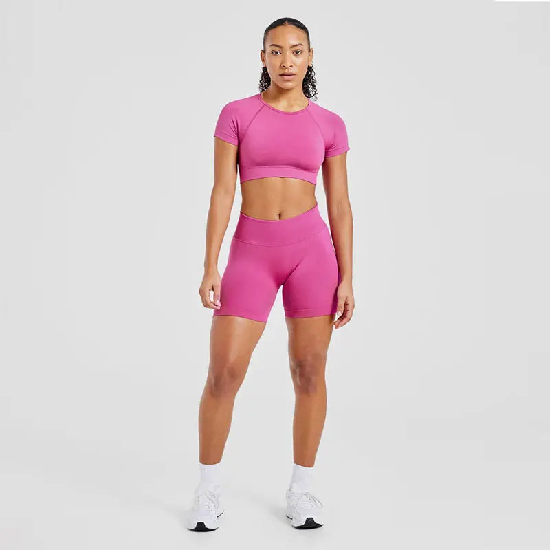 NCLAGEN Adapt Seamless Shorts High Waist Women Gym Clothes Workout Scrunch Butt Yoga Leggings Fitness Sports Cycling Short